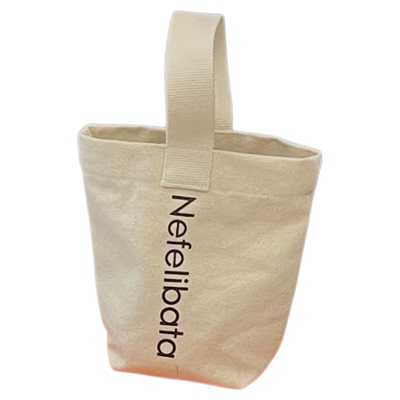 杯袋奶茶袋帆布手提包袋遛弯拎袋