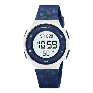 SKMEI时刻美学院风高颜值夜光防水简约百搭男女生情侣电子手环表