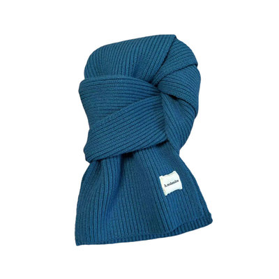 伦敦蓝围巾女冬季高级感韩系保暖