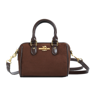 迷你绒面磨砂皮手提枕头包女2026新款高级感小巧复古手拎包斜挎包