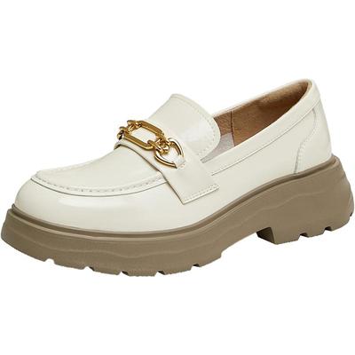 英伦百搭厚底TATA/他她乐福鞋