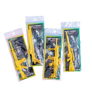 吃鸡玩具绝地和平皮肤模型三级头金色枪awm小武器98K全套装备挂件