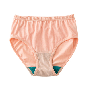 ab内裤女纯棉舒适高腰抗菌三角裤双层裆中老年妈妈大码ab内裤2822