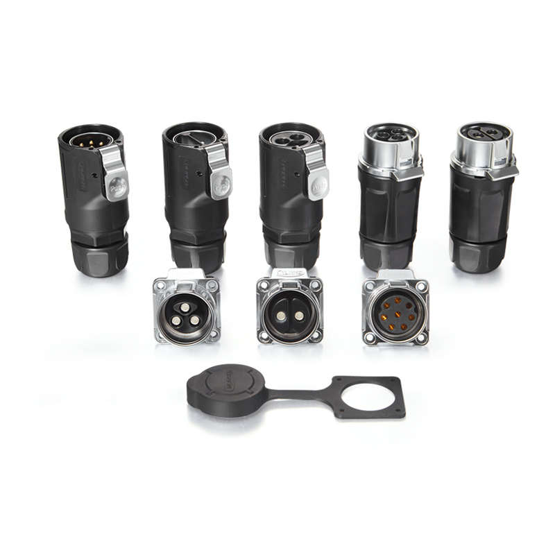 cnlinko凌科 LP-28 LP28大电流2针3孔8芯15A 快充航空插头连接器