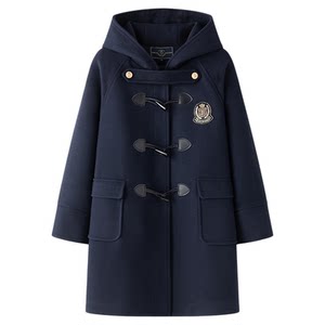 东京岁时记JK东京岁时记jk大衣冬装学院风毛呢外套呢子冬季牛角扣大衣莱克学院