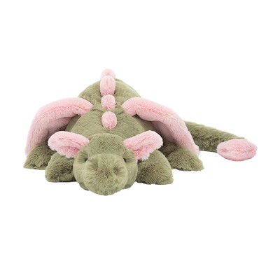 Jellycat玛拉琪龙抹茶龙毛绒玩具