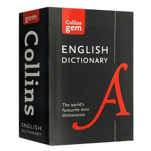 柯林斯英语词典 英文原版 Collins English Dictionary 进口原装正版字典辞典 柯林斯英英词典 袖珍迷你版 轻便 口袋词典 全英文版