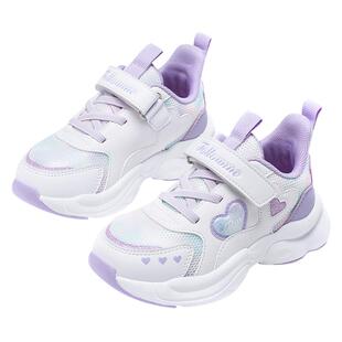 富罗迷儿童运动鞋女童鞋子春季新款轻便好看青少年女孩透气跑步鞋