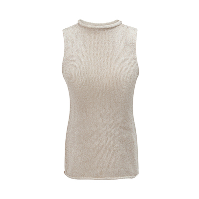 NONRESTRAIN无袖卷边针织背心女