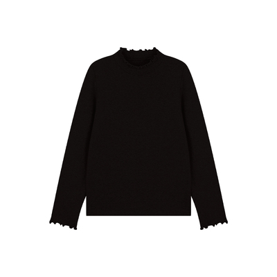 Amybaby女童甜美木耳边百搭打底