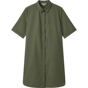 AIGLE艾高女士衬衫裙户外休闲衣防紫外线速干短袖连衣裙夏季BF40