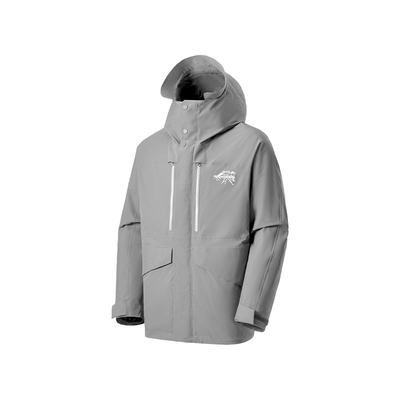 ECCO×白山联名 25新户外轻量羽绒三合一冲锋衣男女同款EW253J015