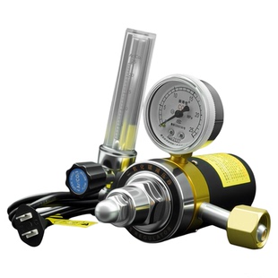 精品二氧化碳表36V全铜电加热二氧化碳减压器220V混合气压力表