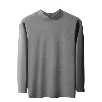 浪莎男士纯棉中领秋衣上衣打底衫