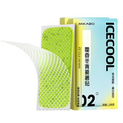 藿香冰凉贴军训降温冰敷退热神器