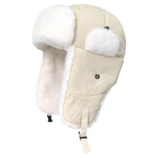 东北骑行防寒雷锋帽女冬季加绒加厚羽绒棉帽子保暖护耳飞行员帽男