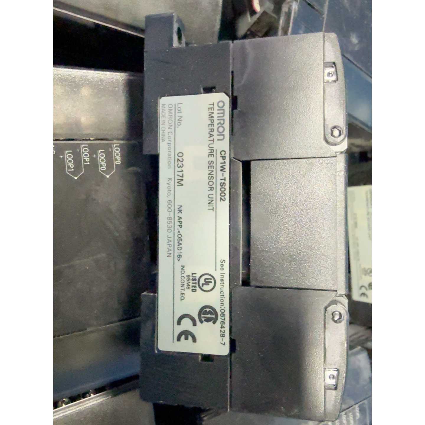 议价拆机欧姆龙OMRON温度传感器单CP1W-TS002,工程