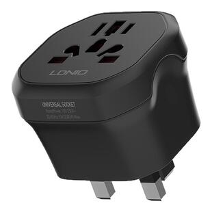 LDNIO全球通转换插器英标转换插头多功能电源旅行插座香港新加坡