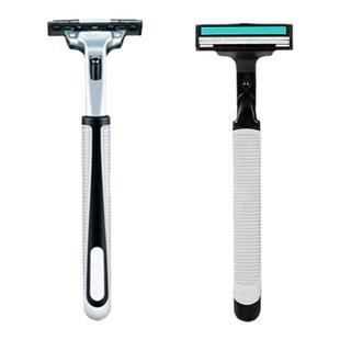 双层剃须刀片手动刮胡刀头胡子刀男胡须刀架刮毛刀剃毛老式2刀头