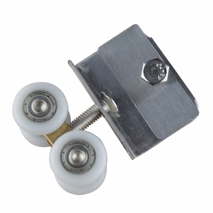 淋浴房滑轮玻璃移门吊轮老式卫生间淋浴推拉门滚轮浴室铜四轮配件