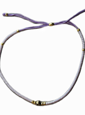 VIKIKO小众设计黑胆石女生手链