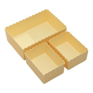 桌面收纳盒化妆品塑料置物盒家用杂物零食储物筐宿舍浴室整理盒子