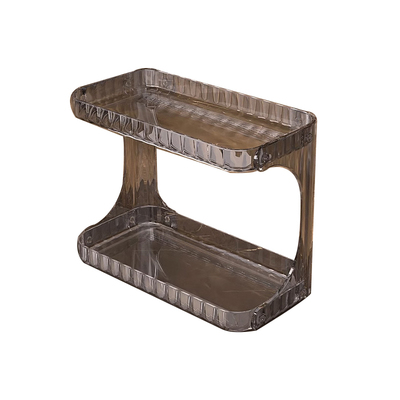 轻奢卫生间双层置物架收纳盒架子