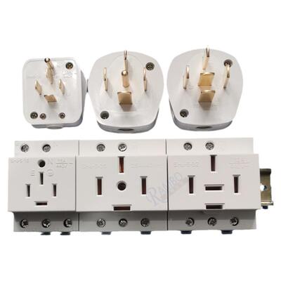 5芯25A3相5线插头插座380V对接头