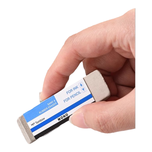 日本tombow蜻蜓磨砂橡皮钢笔橡皮擦mono沙橡皮摩擦橡皮可擦中性笔水笔铅笔两用象皮擦学生文具干净不易留痕