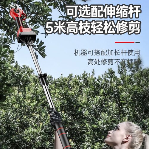 电动修枝剪修剪树枝无线充电式锂电剪刀园艺园林剪刀果树粗枝剪刀