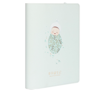 得力孕检收纳册报告单孕妈妈孕妇b超建档手册本产检包报告单子资料记录收纳袋a4文件夹怀孕检查孕期A5档案册