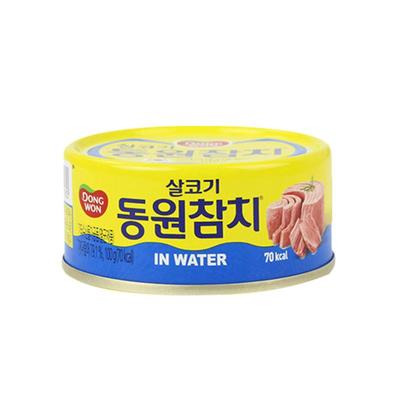 韩国东远金枪鱼罐头原味水浸进口