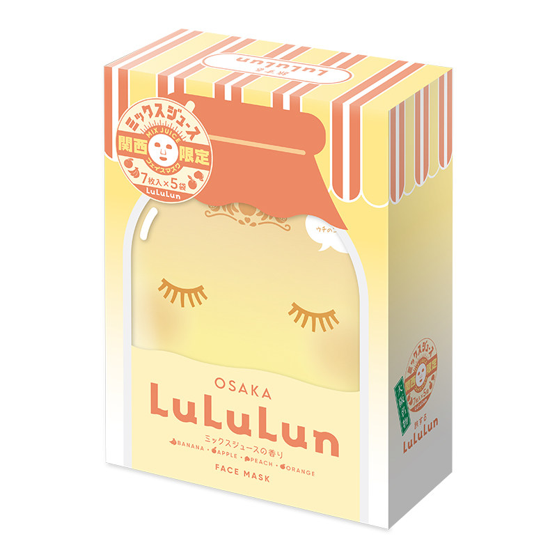 LuLuLun 大阪限定混合果汁新款面膜日本深层补水保湿肌肤补水提亮