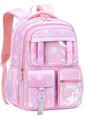 新款1至6年级梦幻女童小学生书包