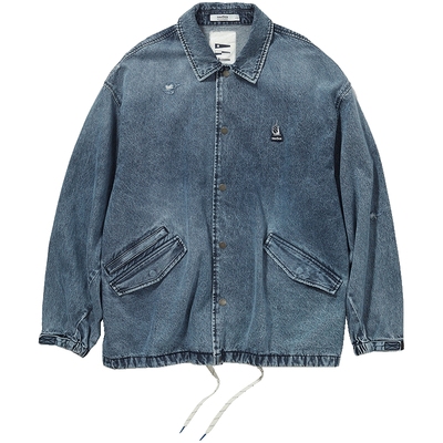 nauticawhitesail牛仔薄夹克