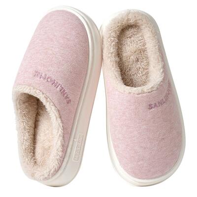 三利棉拖鞋女秋冬季2025新款室内家居防滑防臭男保暖毛绒情侣棉拖