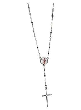 暗黑哥特复古巴洛克风贝壳十字架长项链小众y2k辣妹甜酷ins个性