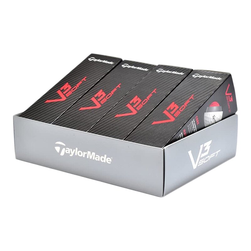 泰勒梅高尔夫球新款V3SOFT三层球