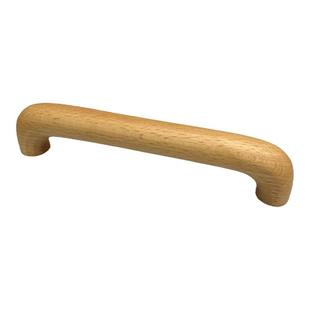 原木色实木家具原木风拉手榉木桥形衣柜门ins简约式抽屉移门把手