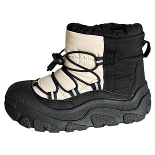 艾尚萌户外抗寒儿童雪地靴男孩防水防滑冬季加厚一脚蹬女童大棉靴