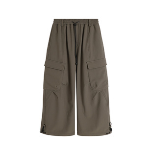 布丁哈鲁童装冬装女大童裤子2026冬季新款青少年束脚加绒工装裤