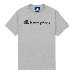正品CHAMPION美版冠军短袖T恤男女情侣logo字母印花打底衫潮透气