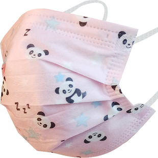 一次性儿童口罩小学生女孩专用透气夏季薄款可爱男童小孩8到12岁