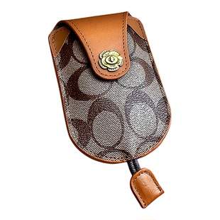 山茶花男女式多功能锁匙包时尚牛皮汽车钥匙包遥控收纳包钥匙挂扣