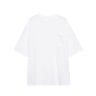木岸muan南法落日T夏季定制高级简约宽松百搭短袖T恤女X-DG3-6905