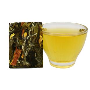 隽永天香2020陈皮白茶白牡丹春茶饼干茶5g一片福鼎工艺白茶便携装