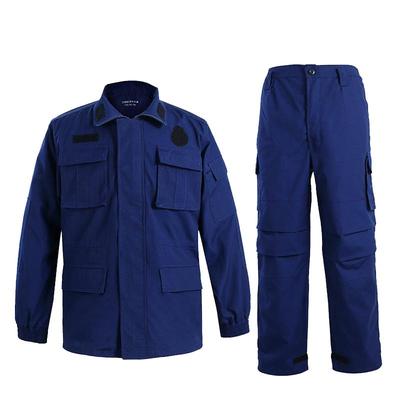 迷彩服蓝色训练服工作服