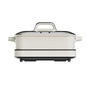 美的超薄速沸电火锅家用锅分体式分控鸳鸯锅多功能锅大容量电煮锅