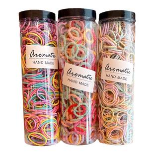 皮筋儿童女不伤发宝宝拇指发圈高弹力耐用扎头发女童螺旋彩色发绳