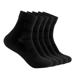 安踏袜子男款2026新款吸汗透气纯色运动袜中筒跑步袜子篮球袜长袜